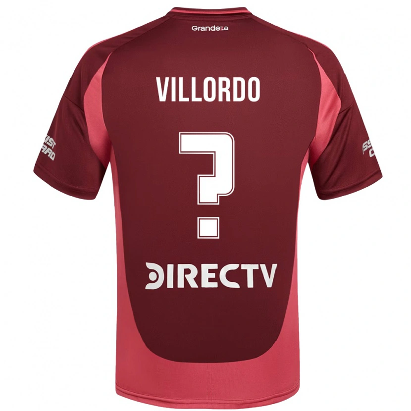 Danxen Dame Juan Villordo #0 Burgunder Magenta Bortetrøye Drakt Trøye 2025/26 Skjorter T-Skjorte