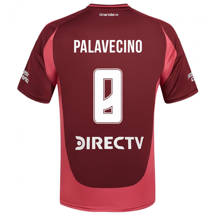 Danxen Dame Agustin Palavecino #8 Burgunder Magenta Bortetrøye Drakt Trøye 2025/26 Skjorter T-Skjorte