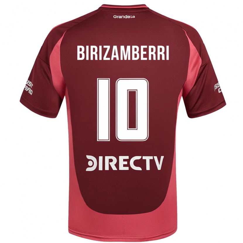 Danxen Dame María Carolina Birizamberri Rivero #10 Burgunder Magenta Bortetrøye Drakt Trøye 2025/26 Skjorter T-Skjorte