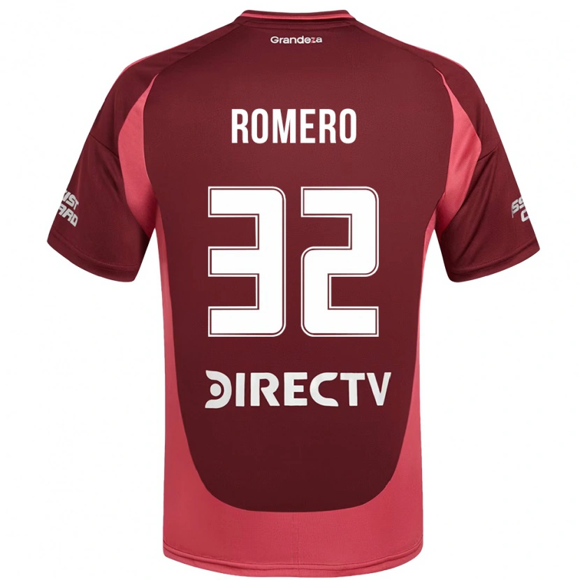 Danxen Dame Julieta Romero #32 Burgunder Magenta Bortetrøye Drakt Trøye 2025/26 Skjorter T-Skjorte
