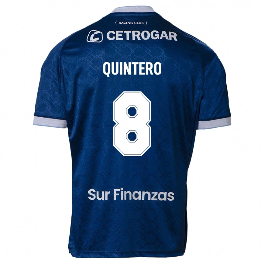 Danxen Dame Juan Fernando Quintero #8 Mørkeblå Bortetrøye Drakt Trøye 2025/26 Skjorter T-Skjorte