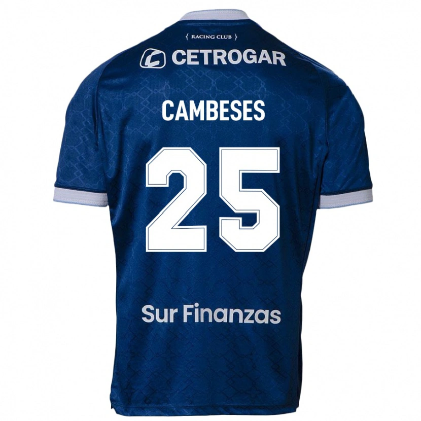 Danxen Dame Facundo Cambeses #25 Mørkeblå Bortetrøye Drakt Trøye 2025/26 Skjorter T-Skjorte