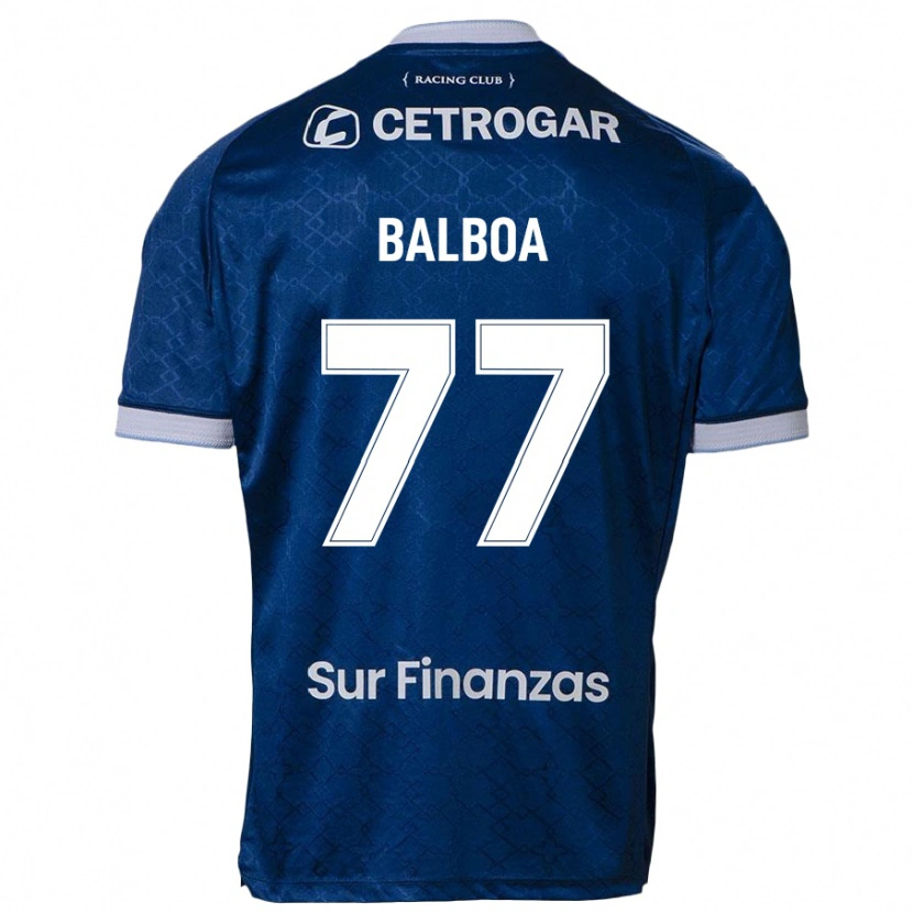Danxen Dame Adrián Balboa #77 Mørkeblå Bortetrøye Drakt Trøye 2025/26 Skjorter T-Skjorte