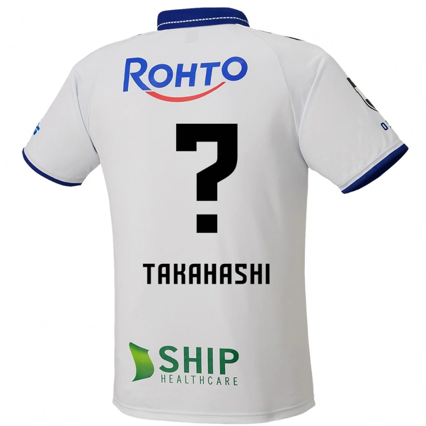 Danxen Dame Ryuta Takahashi #0 Hvit Blå Svart Bortetrøye Drakt Trøye 2025/26 Skjorter T-Skjorte