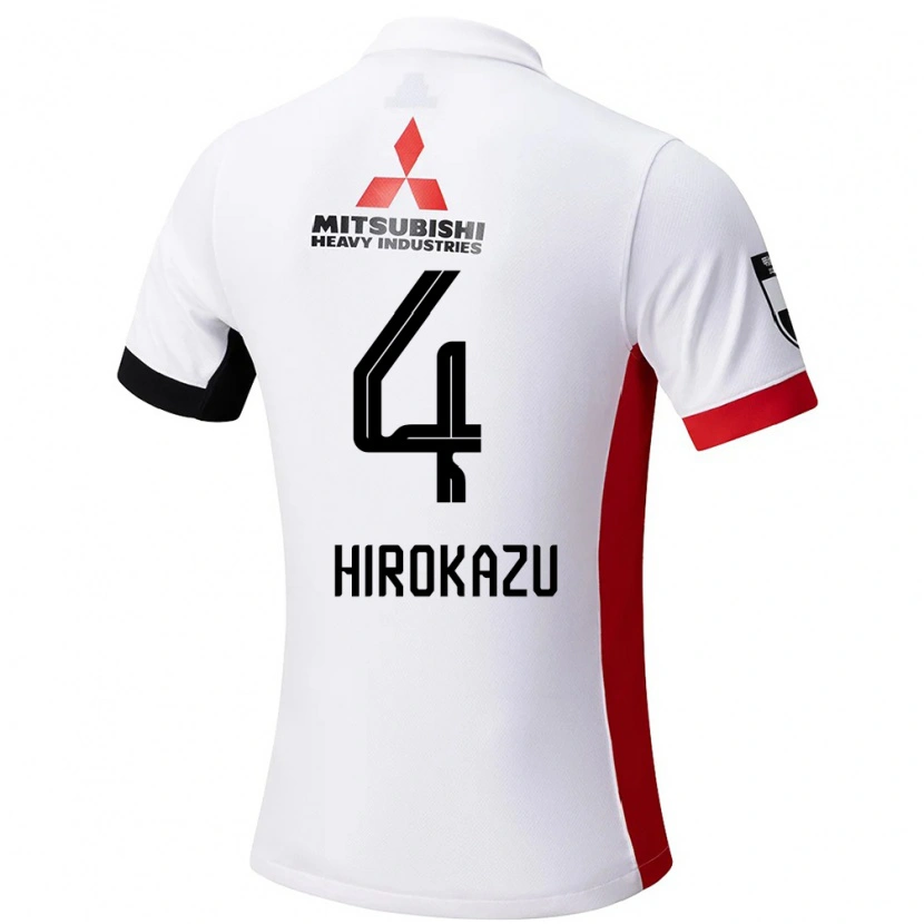 Danxen Dame Hirokazu Ishihara #4 Hvit Svart Bortetrøye Drakt Trøye 2025/26 Skjorter T-Skjorte