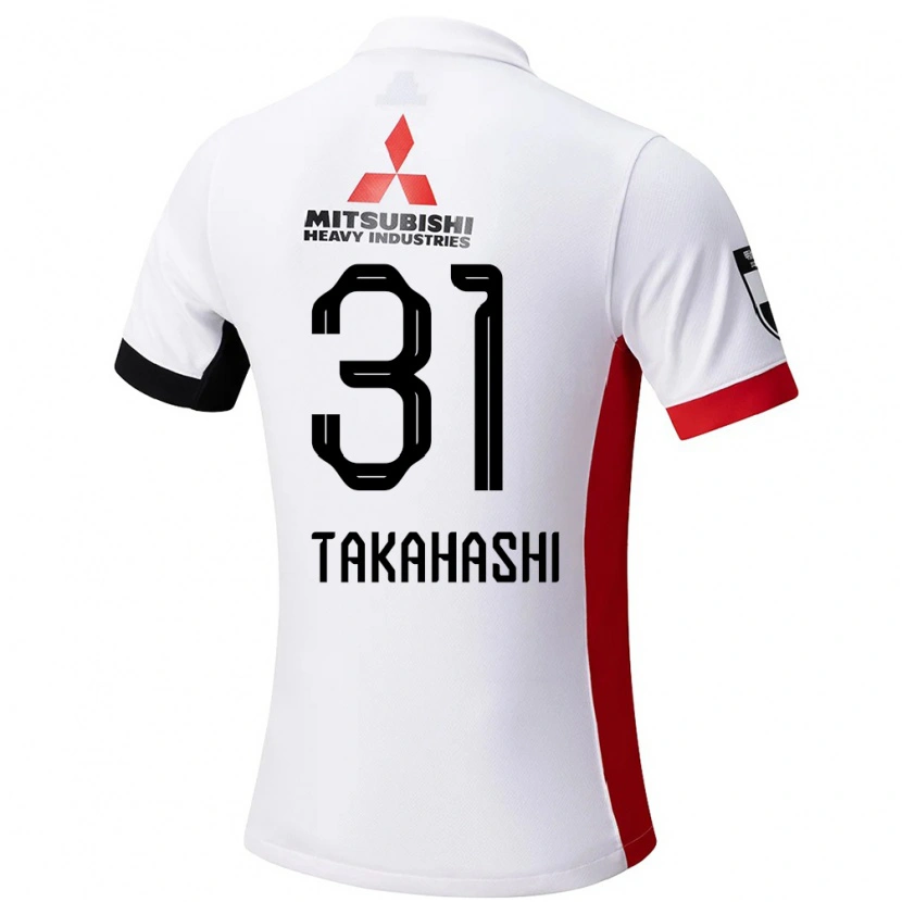 Danxen Dame Atsuro Takahashi #31 Hvit Svart Bortetrøye Drakt Trøye 2025/26 Skjorter T-Skjorte