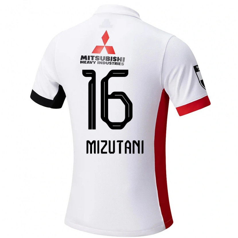 Danxen Dame Yuki Mizutani #16 Hvit Svart Bortetrøye Drakt Trøye 2025/26 Skjorter T-Skjorte