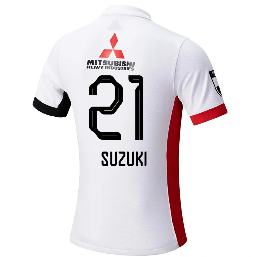 Danxen Dame Sawako Suzuki #21 Hvit Svart Bortetrøye Drakt Trøye 2025/26 Skjorter T-Skjorte