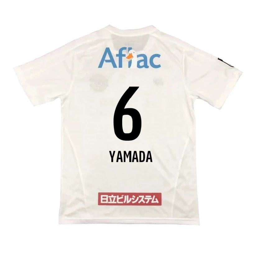Danxen Dame Yuto Yamada #6 Lysegrå Beige Bortetrøye Drakt Trøye 2025/26 Skjorter T-Skjorte