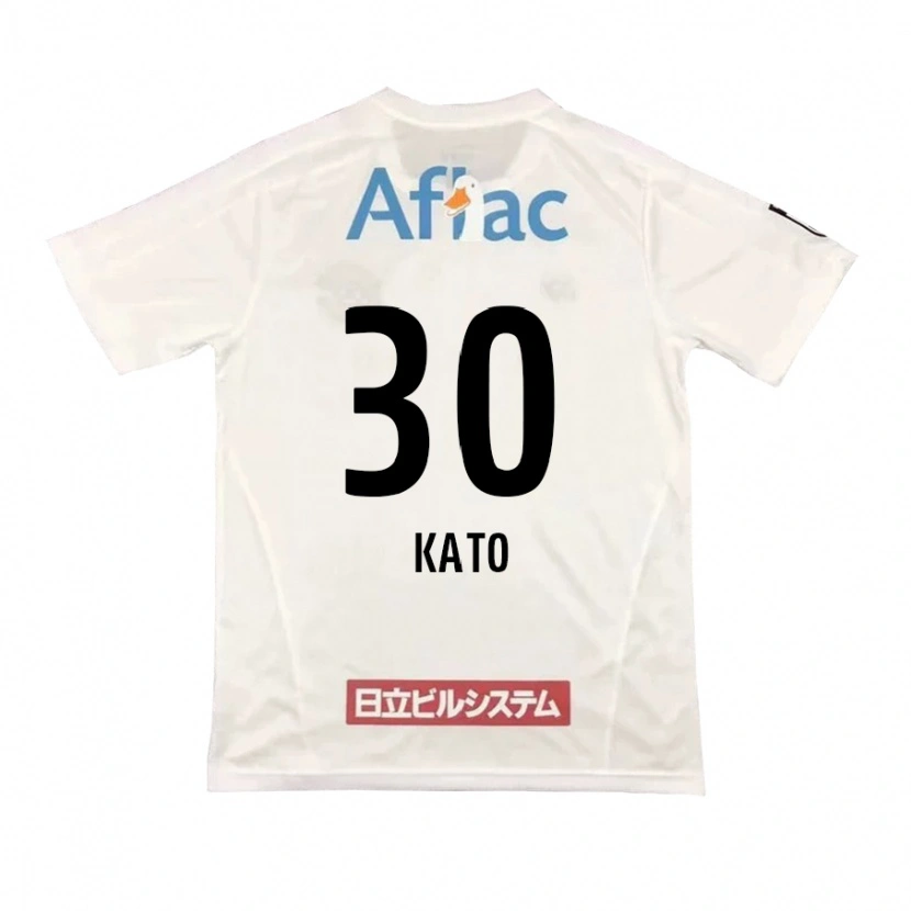 Danxen Dame Takuto Kato #30 Lysegrå Beige Bortetrøye Drakt Trøye 2025/26 Skjorter T-Skjorte