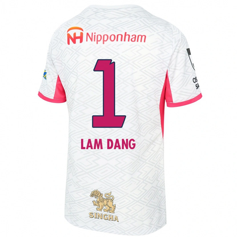 Danxen Dame Van Lam Dang #1 Hvit Sakura Rosa Bortetrøye Drakt Trøye 2025/26 Skjorter T-Skjorte