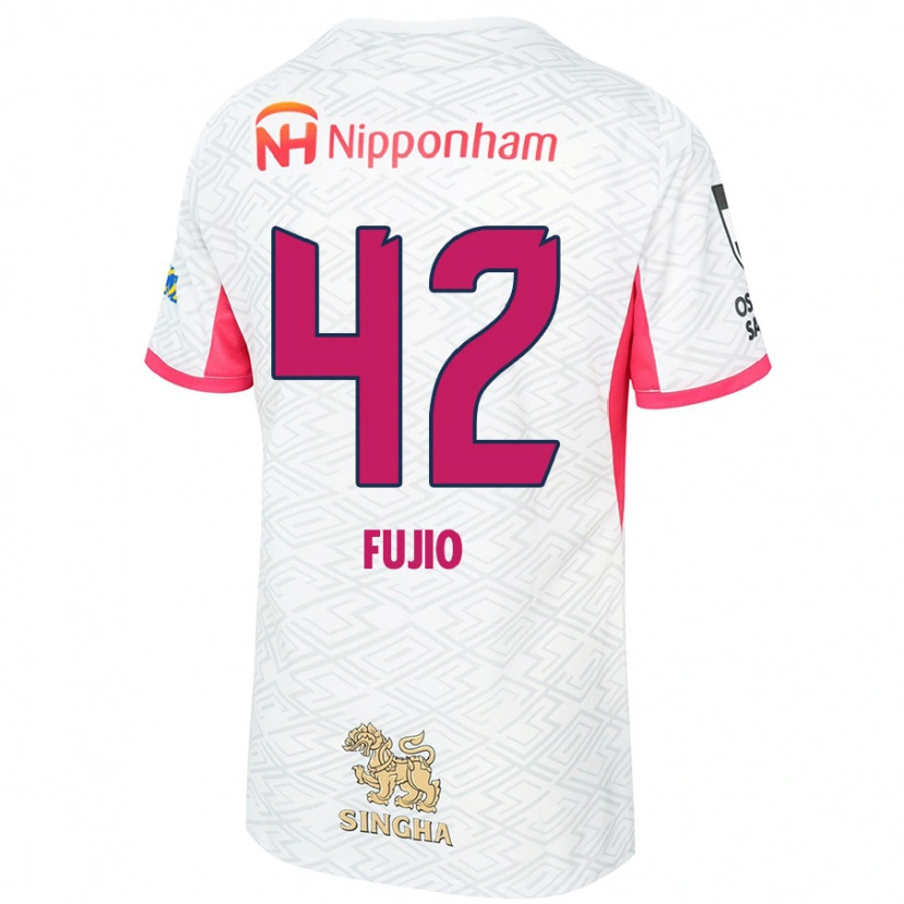 Danxen Dame Shota Fujio #42 Hvit Sakura Rosa Bortetrøye Drakt Trøye 2025/26 Skjorter T-Skjorte