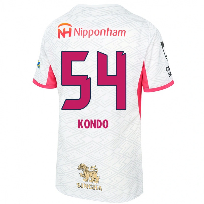 Danxen Dame Kuraba Kondo #54 Hvit Sakura Rosa Bortetrøye Drakt Trøye 2025/26 Skjorter T-Skjorte