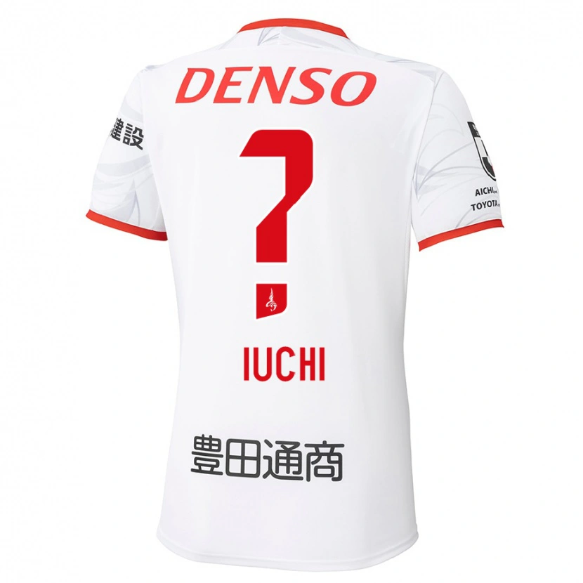 Danxen Dame Yosuke Iuchi #0 Hvit Rød Bortetrøye Drakt Trøye 2025/26 Skjorter T-Skjorte