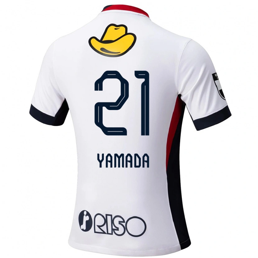 Danxen Dame Taiki Yamada #21 Hvit Svart Bortetrøye Drakt Trøye 2025/26 Skjorter T-Skjorte