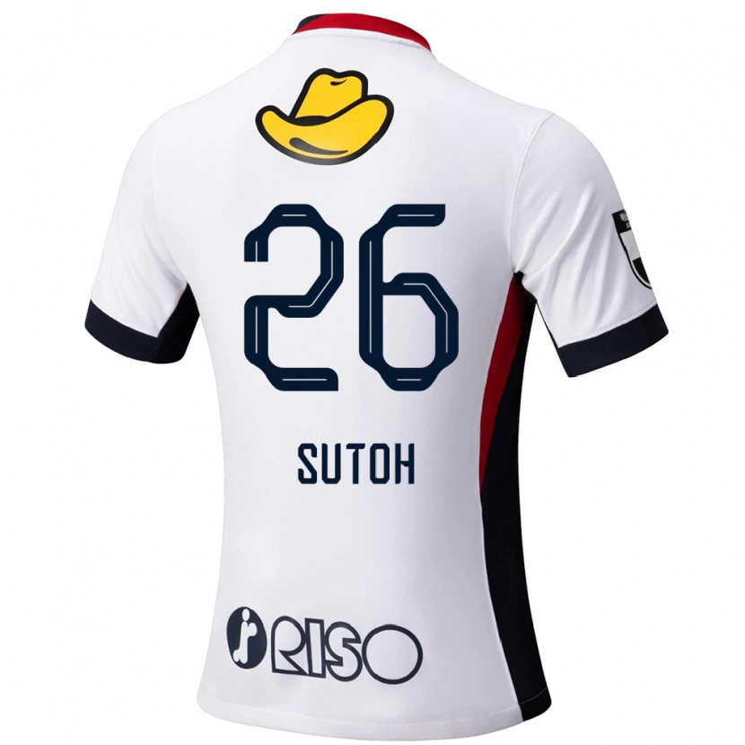 Danxen Dame Naoki Suto #26 Hvit Svart Bortetrøye Drakt Trøye 2025/26 Skjorter T-Skjorte