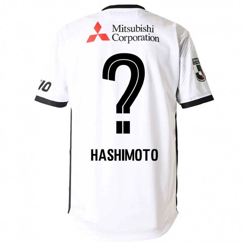 Danxen Dame Riku Hashimoto #0 Hvit Svart Bortetrøye Drakt Trøye 2025/26 Skjorter T-Skjorte