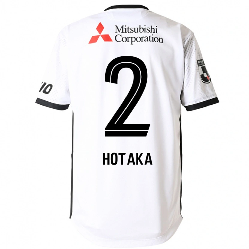 Danxen Dame Hotaka Nakamura #2 Hvit Svart Bortetrøye Drakt Trøye 2025/26 Skjorter T-Skjorte