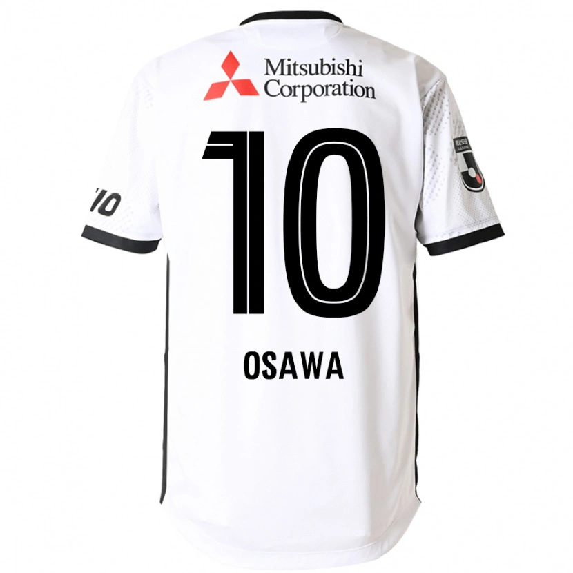 Danxen Dame Shuzo Osawa #10 Hvit Svart Bortetrøye Drakt Trøye 2025/26 Skjorter T-Skjorte