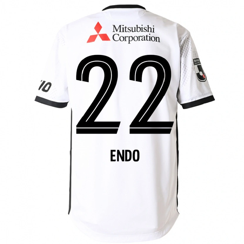Danxen Dame Keita Endo #22 Hvit Svart Bortetrøye Drakt Trøye 2025/26 Skjorter T-Skjorte