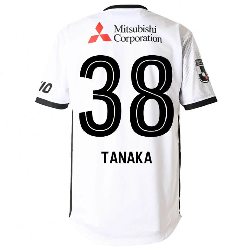 Danxen Dame Kio Tanaka #38 Hvit Svart Bortetrøye Drakt Trøye 2025/26 Skjorter T-Skjorte