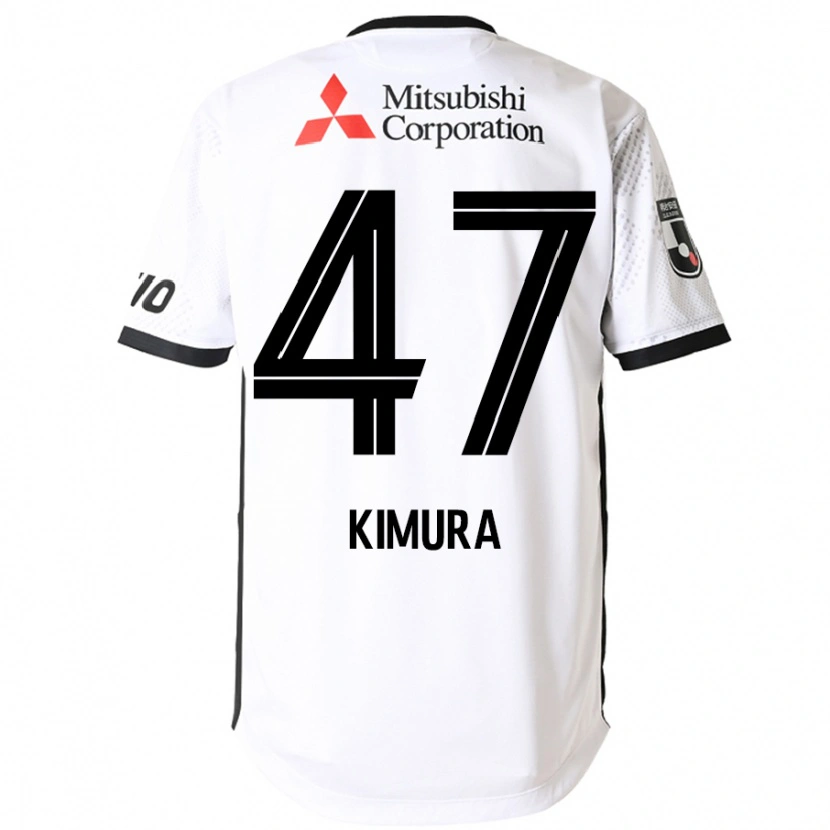 Danxen Dame Seiji Kimura #47 Hvit Svart Bortetrøye Drakt Trøye 2025/26 Skjorter T-Skjorte
