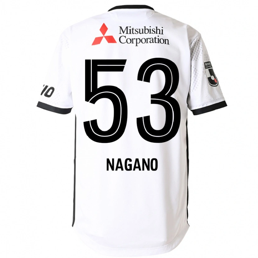 Danxen Dame Shuto Nagano #53 Hvit Svart Bortetrøye Drakt Trøye 2025/26 Skjorter T-Skjorte