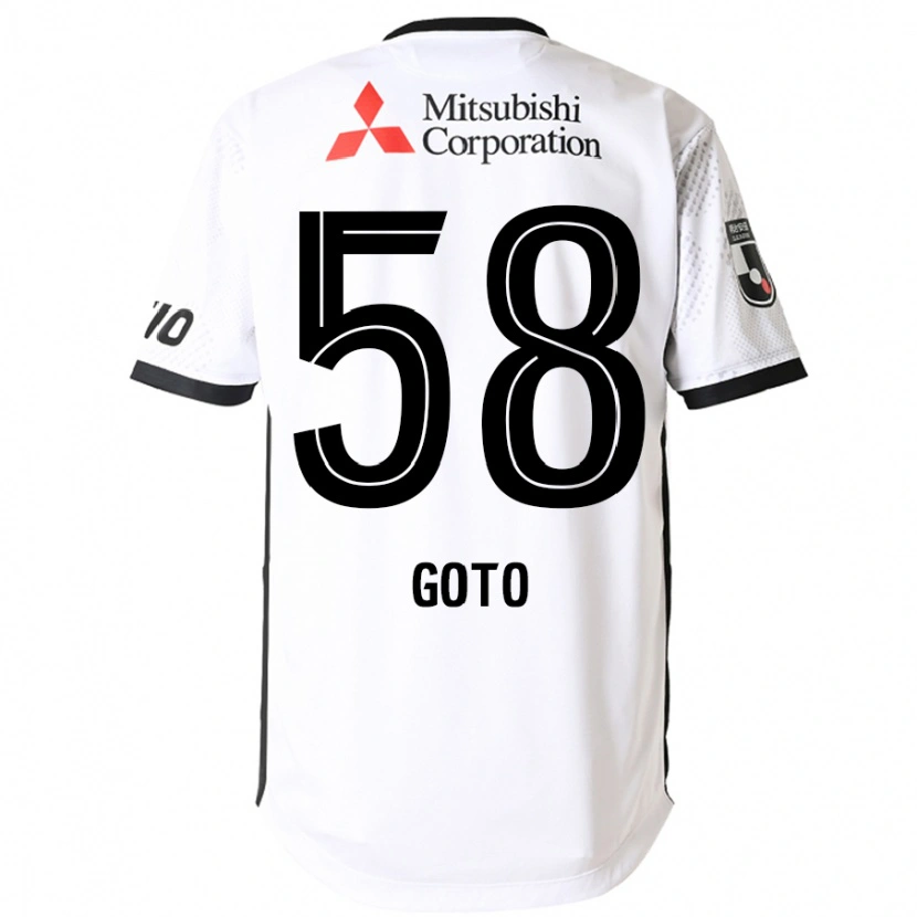 Danxen Dame Wataru Goto #58 Hvit Svart Bortetrøye Drakt Trøye 2025/26 Skjorter T-Skjorte