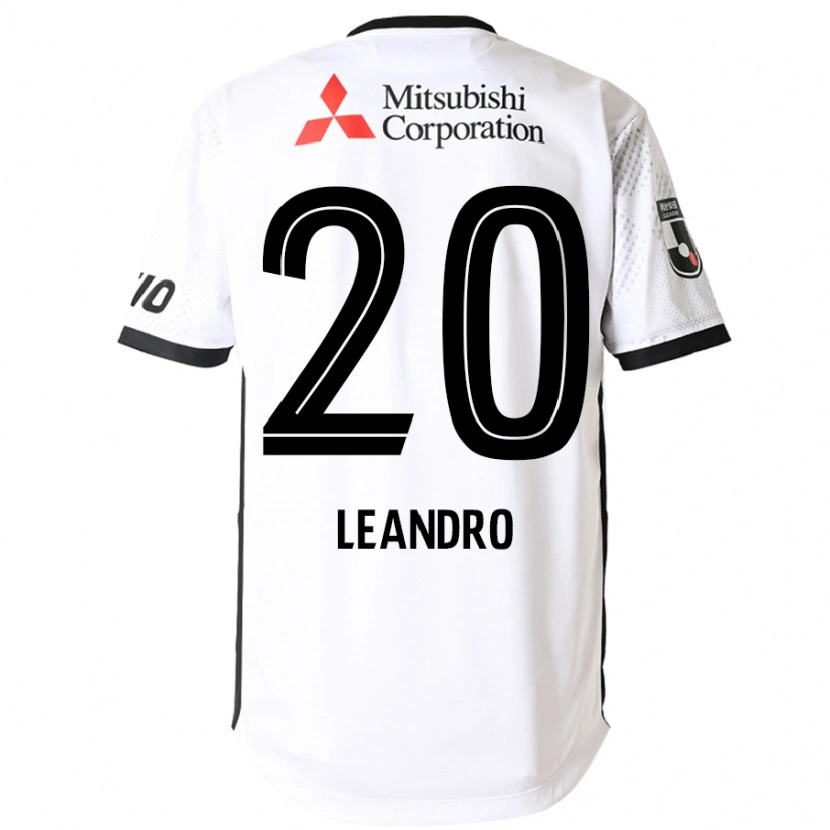 Danxen Dame Leandro #20 Hvit Svart Bortetrøye Drakt Trøye 2025/26 Skjorter T-Skjorte
