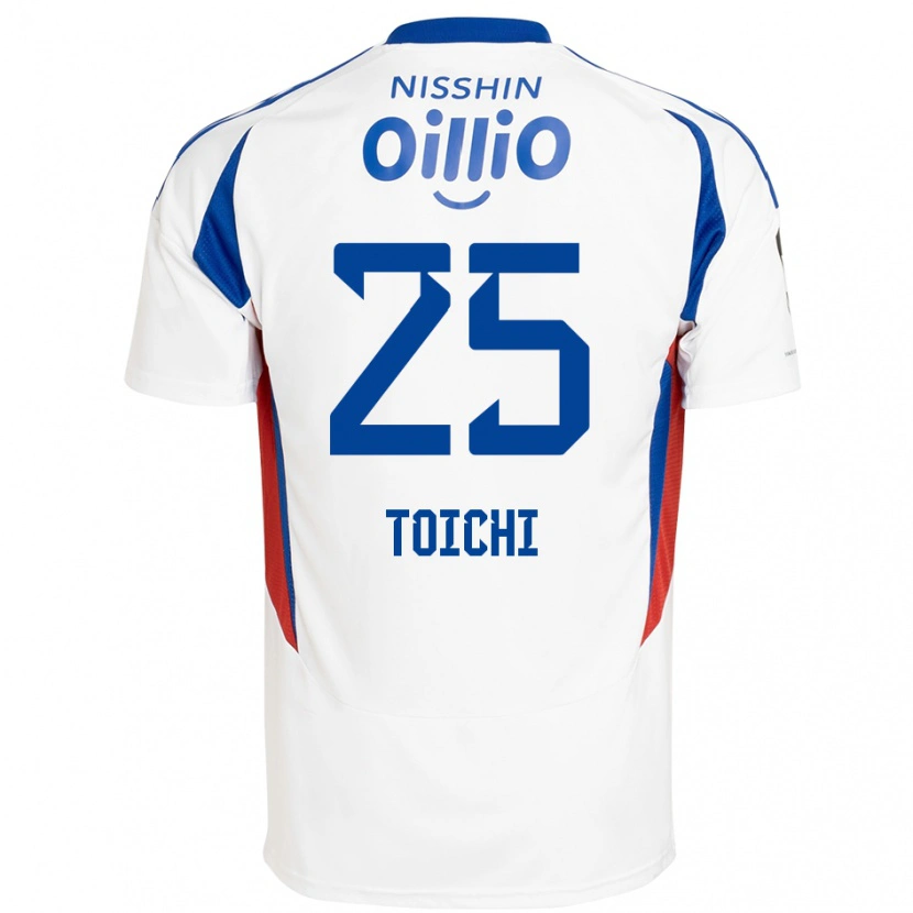 Danxen Dame Toichi Suzuki #25 Hvit Kongeblå Bortetrøye Drakt Trøye 2025/26 Skjorter T-Skjorte