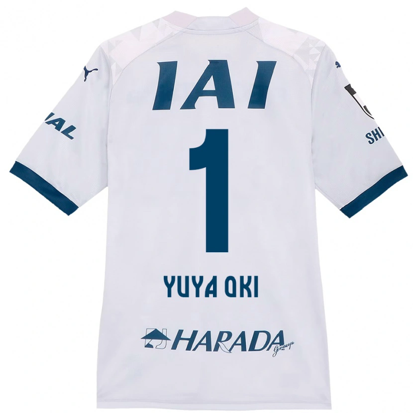 Danxen Dame Yuya Oki #1 Hvit Kongeblå Bortetrøye Drakt Trøye 2025/26 Skjorter T-Skjorte
