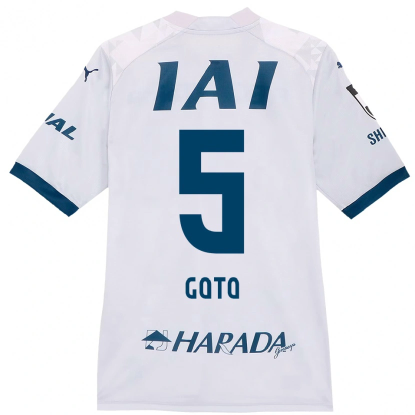 Danxen Dame Keita Goto #5 Hvit Kongeblå Bortetrøye Drakt Trøye 2025/26 Skjorter T-Skjorte