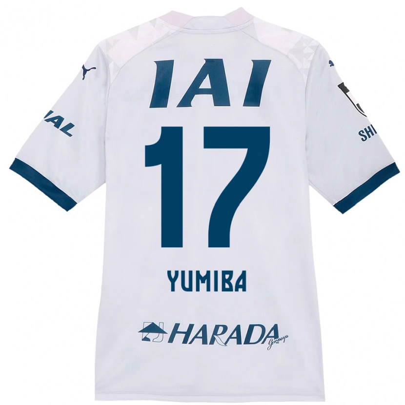 Danxen Dame Masaki Yumiba #17 Hvit Kongeblå Bortetrøye Drakt Trøye 2025/26 Skjorter T-Skjorte
