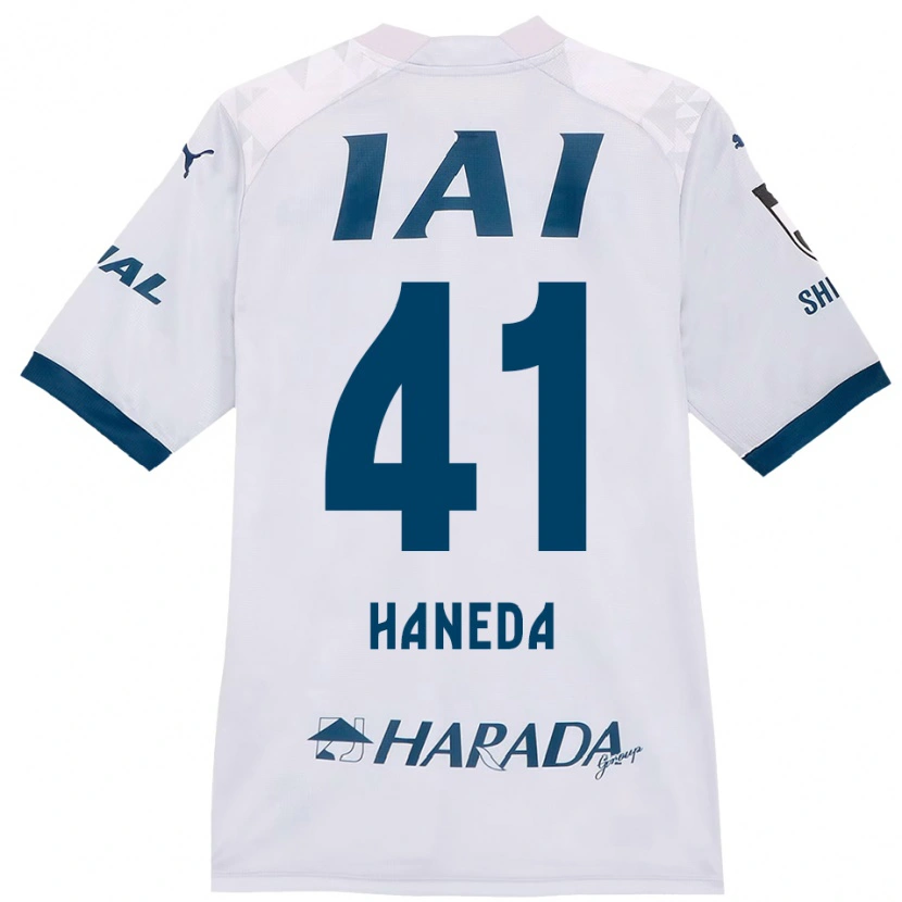 Danxen Dame Kento Haneda #41 Hvit Kongeblå Bortetrøye Drakt Trøye 2025/26 Skjorter T-Skjorte