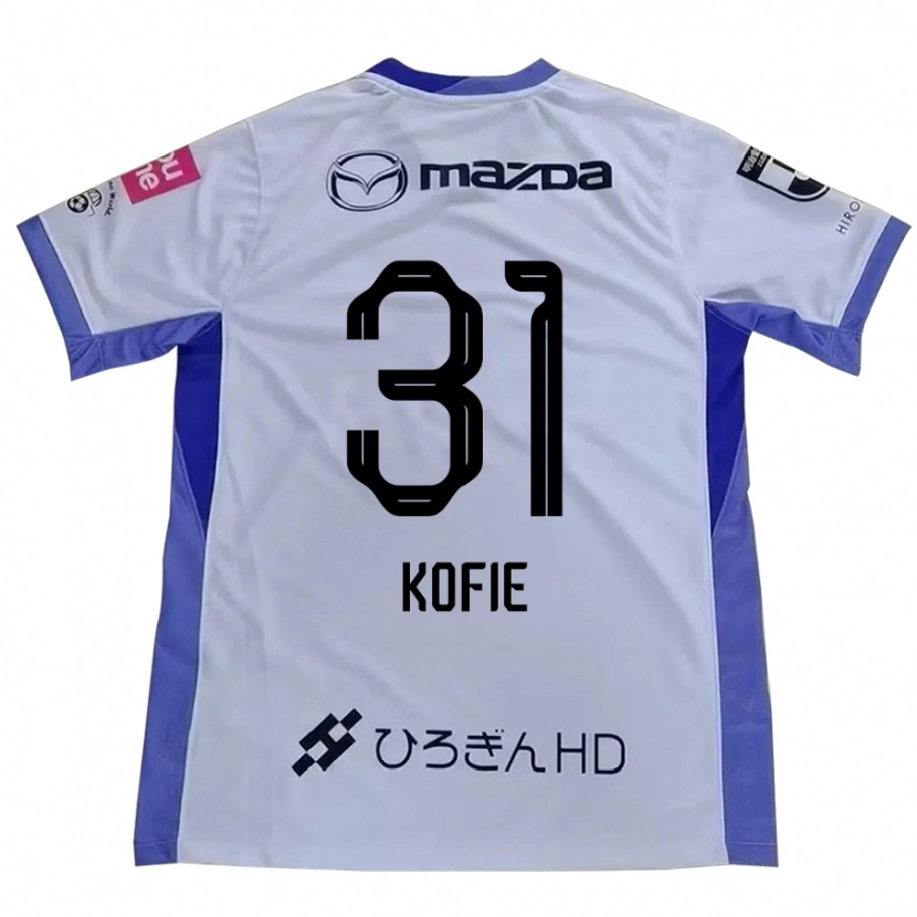 Danxen Dame Shota Kofie #31 Hvit Oransje Bortetrøye Drakt Trøye 2025/26 Skjorter T-Skjorte