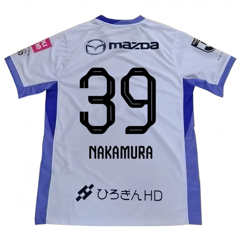 Danxen Dame Sota Nakamura #39 Hvit Oransje Bortetrøye Drakt Trøye 2025/26 Skjorter T-Skjorte
