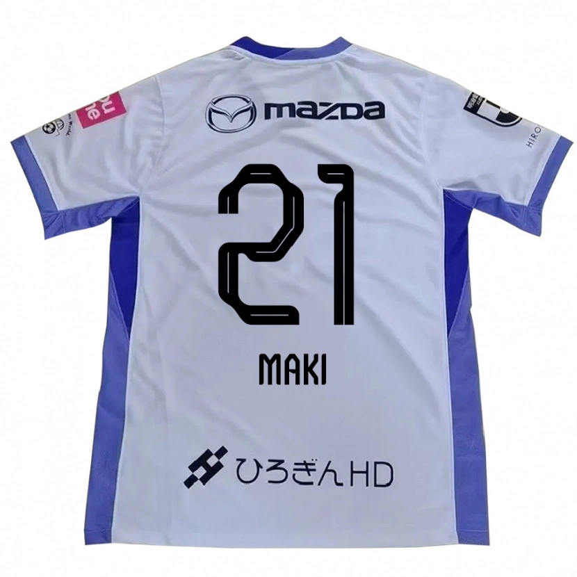 Danxen Dame Koharu Maki #21 Hvit Oransje Bortetrøye Drakt Trøye 2025/26 Skjorter T-Skjorte