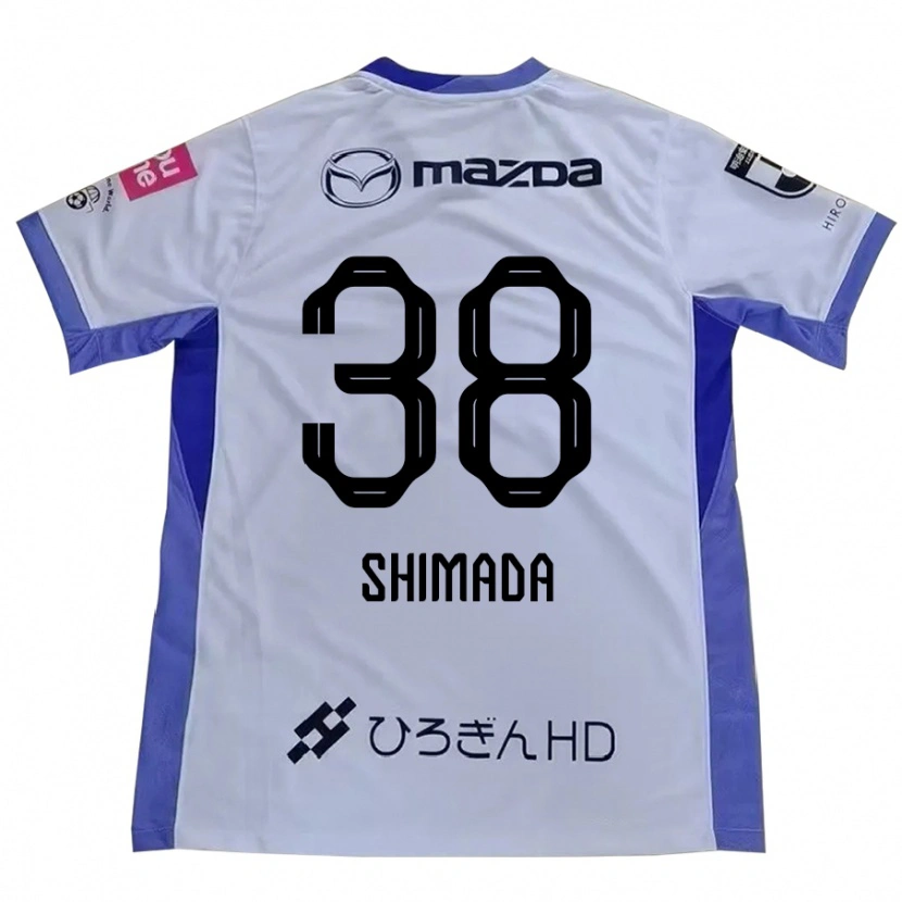 Danxen Dame Hana Shimada #38 Hvit Oransje Bortetrøye Drakt Trøye 2025/26 Skjorter T-Skjorte