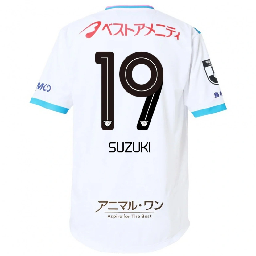 Danxen Dame Daichi Suzuki #19 Hvit Rosa Bortetrøye Drakt Trøye 2025/26 Skjorter T-Skjorte