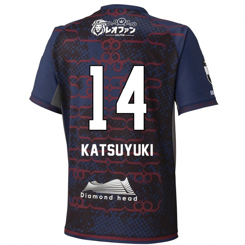 Danxen Dame Katsuyuki Tanaka #14 Blå Rød Bortetrøye Drakt Trøye 2025/26 Skjorter T-Skjorte