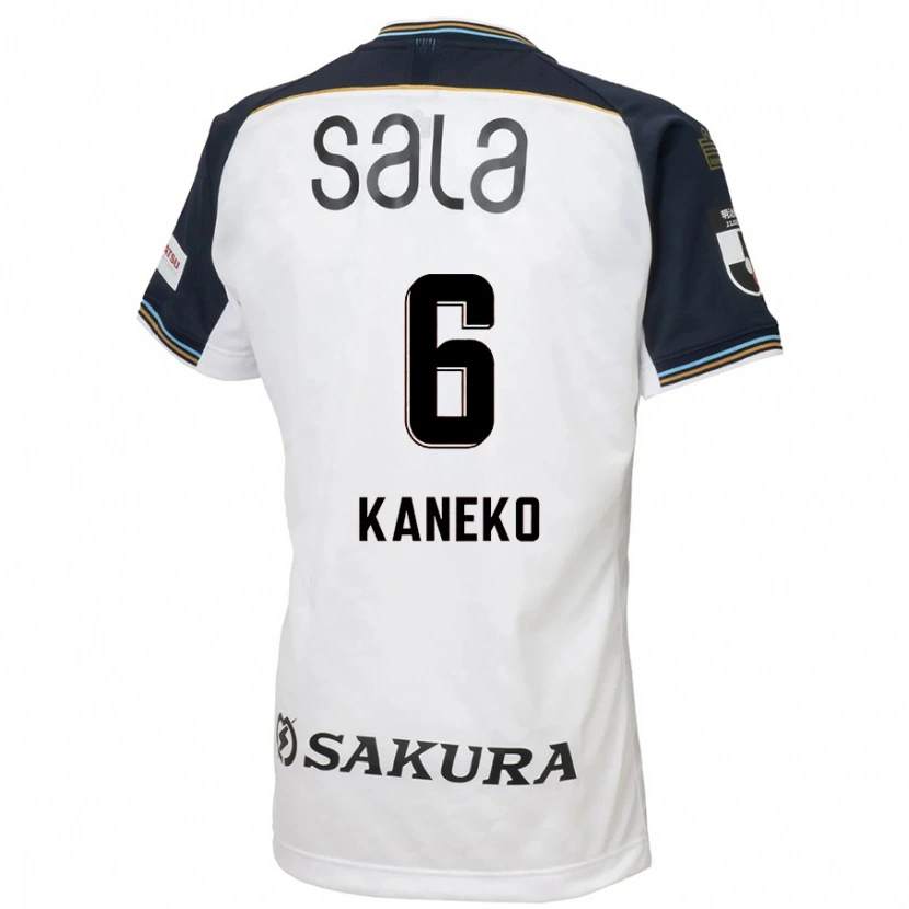 Danxen Dame Daiki Kaneko #6 Hvit Svart Bortetrøye Drakt Trøye 2025/26 Skjorter T-Skjorte