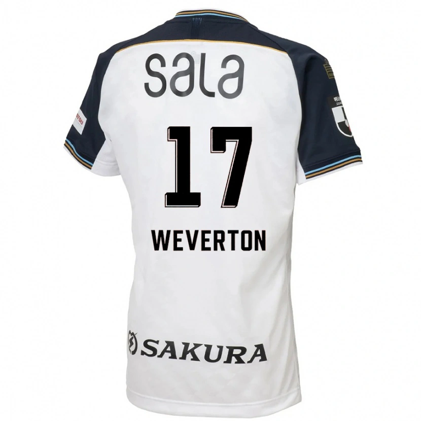 Danxen Dame Weverton #17 Hvit Svart Bortetrøye Drakt Trøye 2025/26 Skjorter T-Skjorte