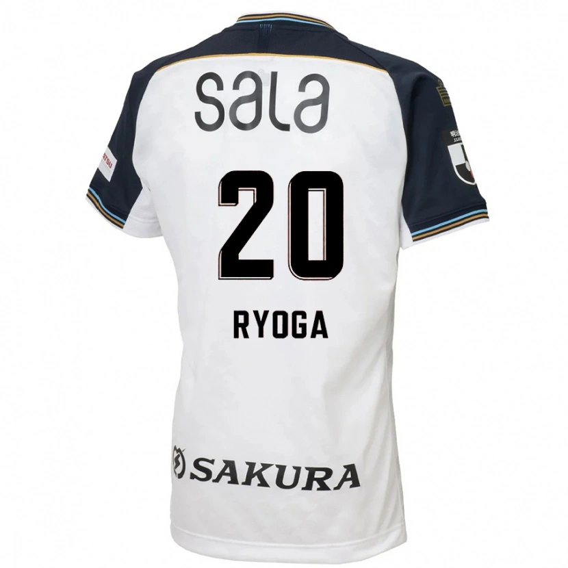 Danxen Dame Ryoga Sato #20 Hvit Svart Bortetrøye Drakt Trøye 2025/26 Skjorter T-Skjorte