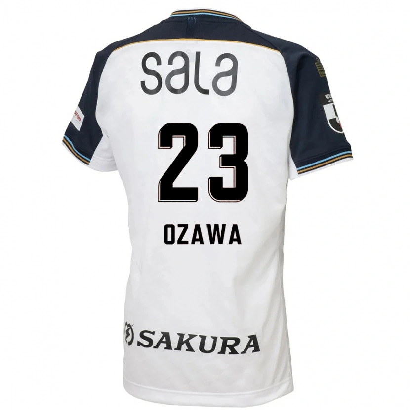 Danxen Dame Yugo Ozawa #23 Hvit Svart Bortetrøye Drakt Trøye 2025/26 Skjorter T-Skjorte