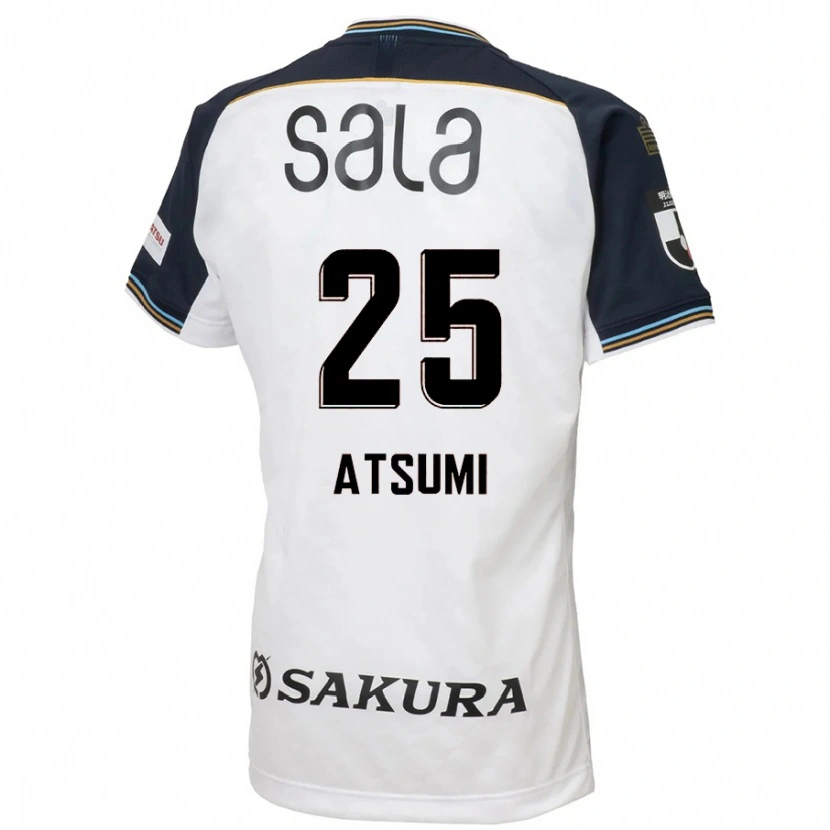 Danxen Dame Keita Atsumi #25 Hvit Svart Bortetrøye Drakt Trøye 2025/26 Skjorter T-Skjorte