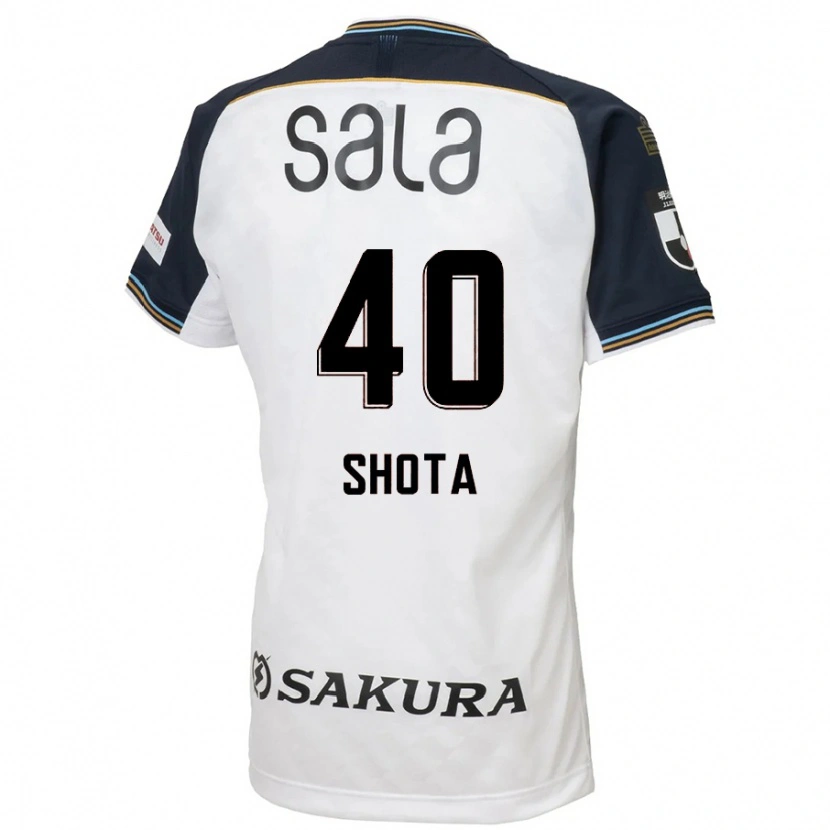 Danxen Dame Shota Kaneko #40 Hvit Svart Bortetrøye Drakt Trøye 2025/26 Skjorter T-Skjorte