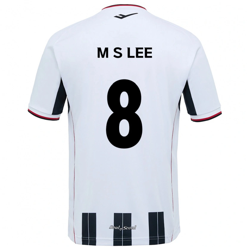 Danxen Dame Seung-Mo Lee #8 Hvit Svart Bortetrøye Drakt Trøye 2025/26 Skjorter T-Skjorte