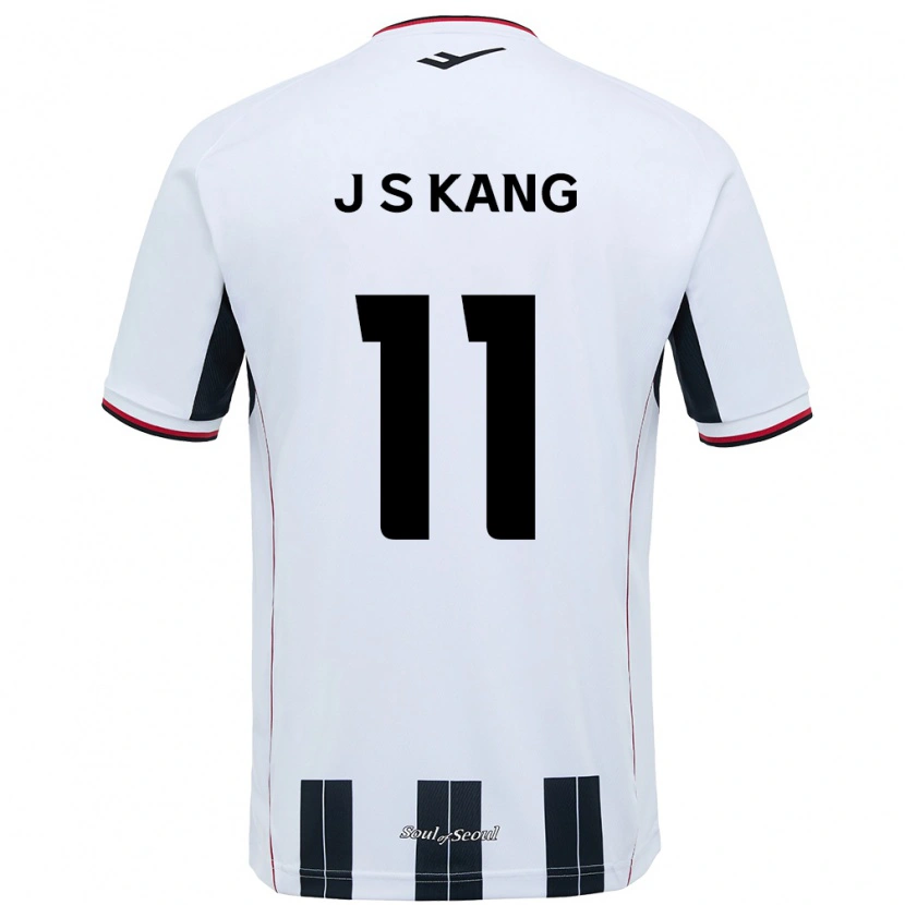 Danxen Dame Seong-Jin Kang #11 Hvit Svart Bortetrøye Drakt Trøye 2025/26 Skjorter T-Skjorte