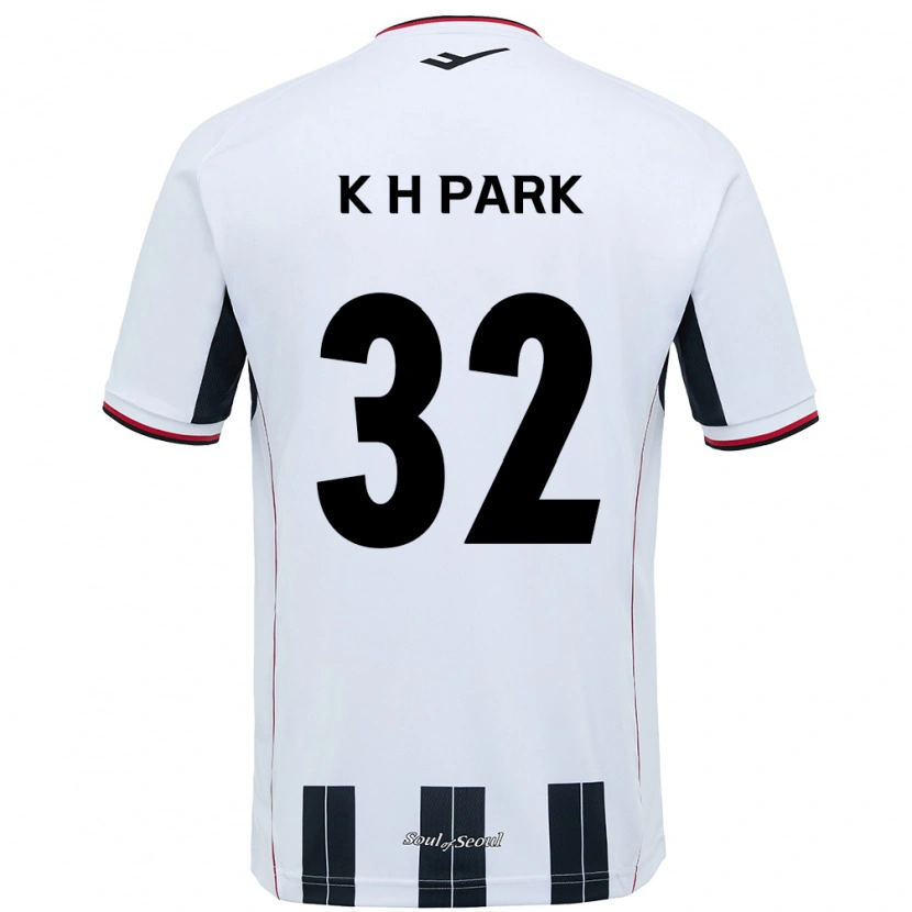 Danxen Dame Han-Kyul Park #32 Hvit Svart Bortetrøye Drakt Trøye 2025/26 Skjorter T-Skjorte