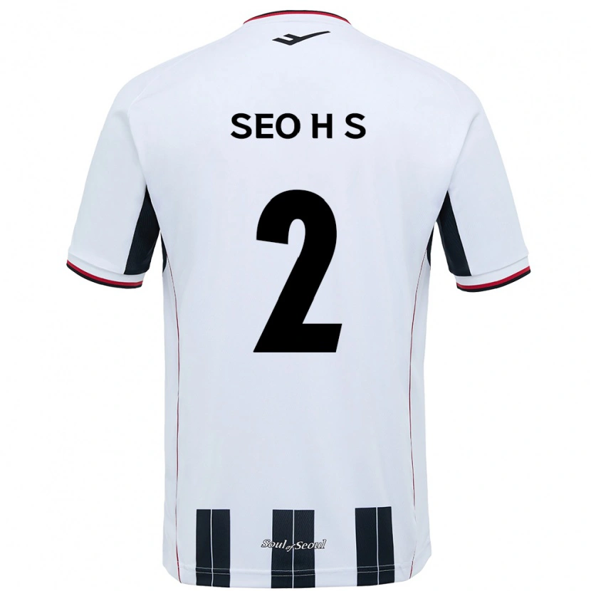 Danxen Dame Seo Hyeon-Suk #2 Hvit Svart Bortetrøye Drakt Trøye 2025/26 Skjorter T-Skjorte
